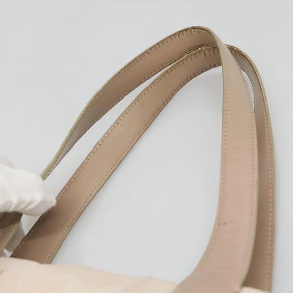 CHANEL New Travel Line Tote Bag Nylon Beige Gold CC Auth - Picture 9 of 16